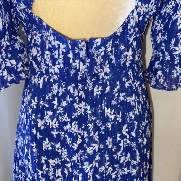 LA MAISON TALULAH-MEDITERRANEAN MINX Pleated Mini Dress Size M - Picture 10 of 16